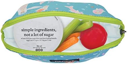 PackIt Freezable Snack Bag, Mermaids, Built with EcoFreeze Technology, Foldable, Reusable, Zip Closure Locks in Cool Dry Air, for all Ages, and Fresh Snacks On the Go