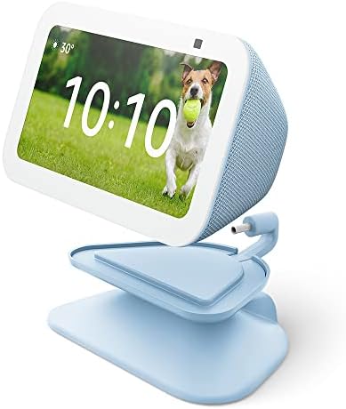 Echo Show 5 (3rd Gen) Adjustable Stand with USB-C Charging Port | Cloud Blue