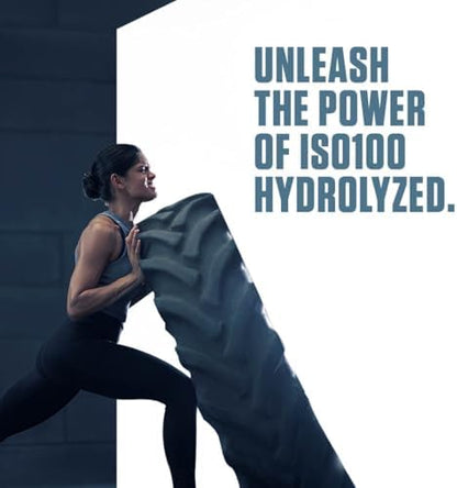 Dymatize ISO100 Whey Protein Powder Isolate, Gourmet Chocolate, 25g of Protein, 5 Pound, 5.5g BCAAs, Less Than 120 Cal., Gluten Free, 1g Fat, 1g Sugar, 2g Carb (71 Servings)
