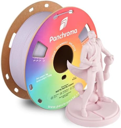 Polymaker Panchroma Matte PLA Filament, Pastel Candy 1.75mm 1kg 3D Printing Filament, Formerly Polyterra Matte, Fit Most FDM 3D Printers, 1kg Spool (2.2lbs)