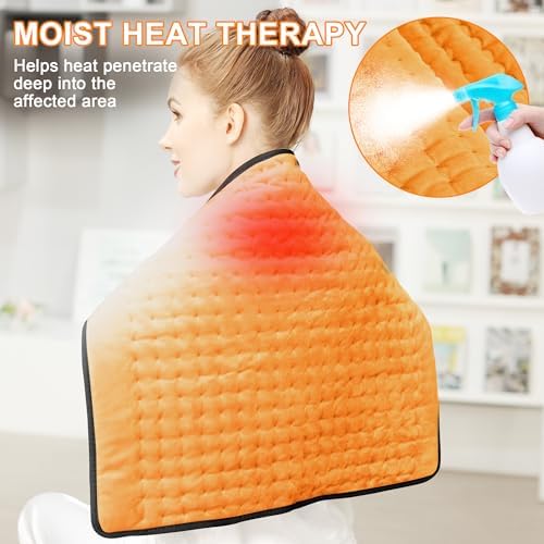 Heating Pad,Electric Heating Pads for Back,Hot Heated Pad for Abdomen,Shoulder,Knee,Multiple Temp and Auto Shut Off