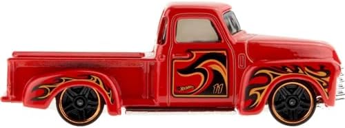 Bundle of Hot Wheels Track Builder Straight Track Set, 37 Component Parts & 1:64 Scale Toy Car (Amazon Exclusive) + Hot Wheels Set of 10 Toy Trucks in 1:64 Scale (Styles May Vary)