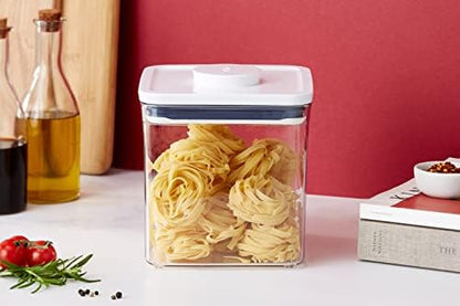 OXO Good Grips POP Container - Airtight Food Storage - Big Square Short 2.8 Qt Ideal for 5 lbs of sugar, cookies or crackers