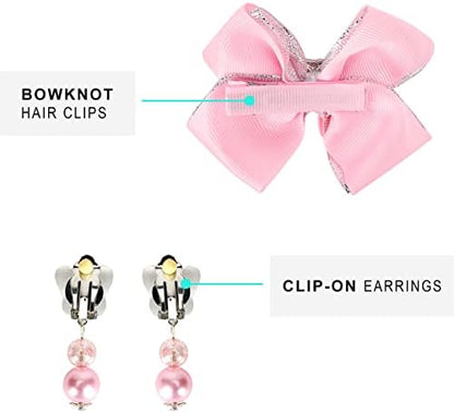 mibasies Purse for Little Girls Dress Up Jewelry Pretend Play Kids Accessories Mermaid Gifts