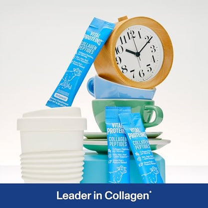 Vital Proteins Collagen Peptides Powder Supplement, Hydrolyzed Collagen Peptides Travel Pack, 20 Individual Packets