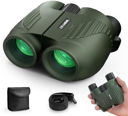 20X25 Small Binoculars for Adults and Kids, Large Eyepiece Binoculars for Bird Watching Easy Focus, Pocket High Powered Opera Glasses for Concert, Cruise Ship, Travel Must Have