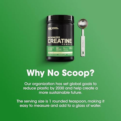 Optimum Nutrition Micronized Creatine Monohydrate Powder, Unflavored, 240 Servings, 1200 Grams (Packaging May Vary)
