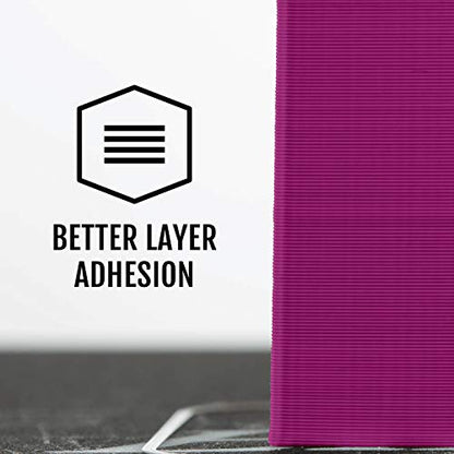 HATCHBOX 1.75mm Purple PLA 3D Printer Filament, 1 KG Spool, Dimensional Accuracy +/- 0.03 mm, 3D Printing Filament
