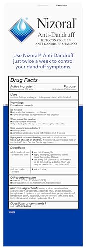 Nizoral 2-IN-1 Anti-Dandruff Shampoo & Conditioner with 1% Ketoconazole, 14 fl oz