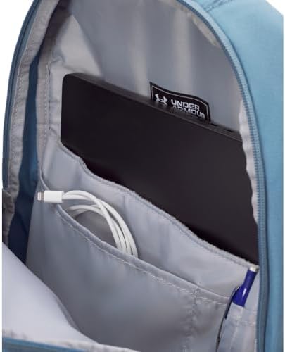 Under Armour Hustle 6.0 Backpack, Blue Smoke/Blue Smoke/Blue Calm, One Size