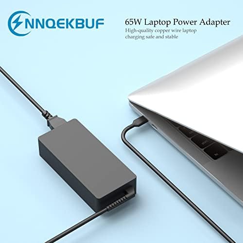 Laptop Charger 65W USB C Power Adapter Compatible with Dell Chromebook 3100 3300 3380 3400 3500 5190 5300 5400 7200 Latitude 5420 5520 5320 7410 7310 2-in-1 P28T P29T P30T Laptop Type C