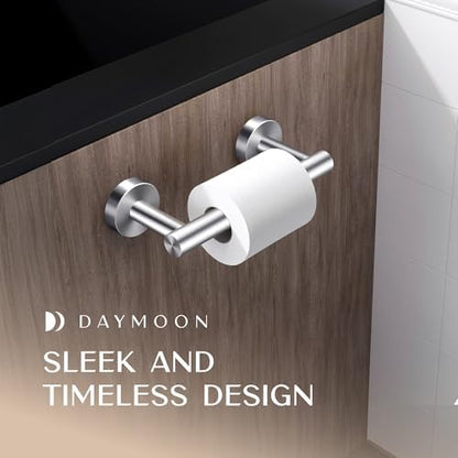 Day Moon™ (2 Pack) Brushed Nickel Toilet Paper Holder - Toilet Paper Holder Wall Mount