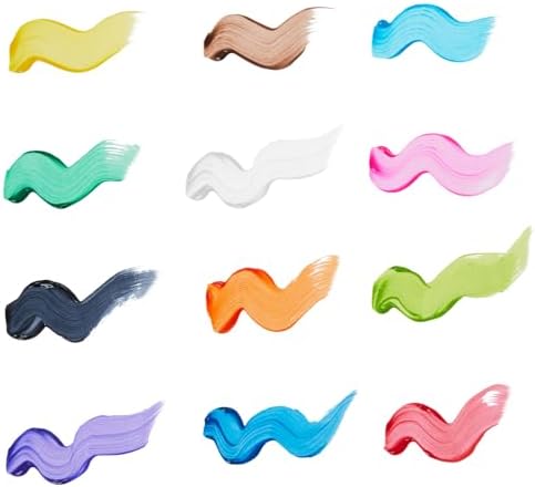 Colorations Paraben-Free Washable Tempera Paint for Kids - Set of 12 Colors, Gallon Value Sizes, Vibrant Poster and Classroom Paint for Creative Projects, Washable, Made in USA, Non-Toxic