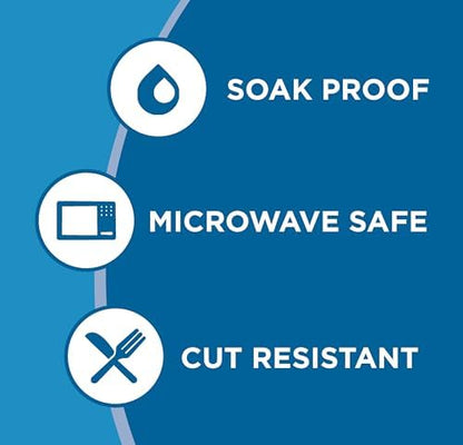 Amazon Basics Ultra Paper Bowls, 20 Oz, Disposable, 300 Count, White (6 packs of 50)