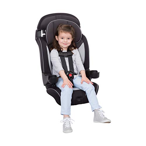 Safety 1st Grand 2-in-1 Booster Car Seat, Converts from High Back to Belt-Positioning Booster, High Back Seat for Kids 40-65, and Belt-Positioning 40-100 Pounds, Black Sparrow