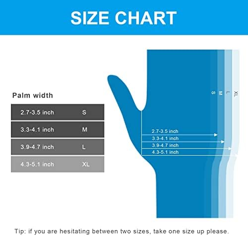 FINITEX Blue Disposable Nitrile Exam Gloves - 200 PCS/BOX 3.5mil Rubber Powder-Free Latex-Free Medical Cleaning Food Gloves