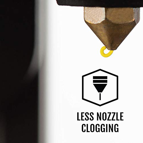 HATCHBOX 1.75mm Yellow PLA 3D Printer Filament, 1 KG Spool, Dimensional Accuracy +/- 0.03 mm, 3D Printing Filament