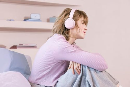 Sony WH-CH520 Wireless Headphones Bluetooth On-Ear Headset with Microphone and up to 50 Hours Battery Life with Quick Charging, Pink