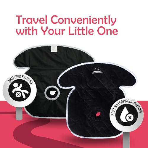 Piddle Pads - Strollers, Bouncers & Car Seat Pad, Waterproof & Machine-Washable Cover on Car Potty for Toddler, Toilet Training Seat Covers, 1 Count Piddle Pads Carseat Pad (Pack of 1)