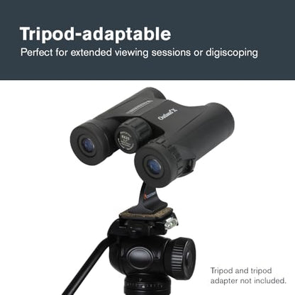 Celestron - Outland X 8x25 Binoculars – Ideal for Birding and Outdoors – 25mm Objective Lenses – Wide 8.2° Field of View – BaK-4 Prisms – Multi-Coated – Waterproof and Fogproof