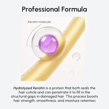 MAREE Purple Hair Mask - Toner for Blonde Hair - Purple Conditioner for Color Treated - Brassy, Bleached, Highlighted, Platinum, Ash and Silver - with Keratin – Matizador Para Cabello Rubio