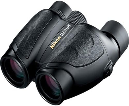 Nikon Travelite 8x25 Black Binoculars 7277 | Compact & Lightweight Binocular, Mutlilayer-coated lenses, Aspherical Lenses, Rubber grip panels, Carbon-fiber reinforced body | Official Nikon USA Model