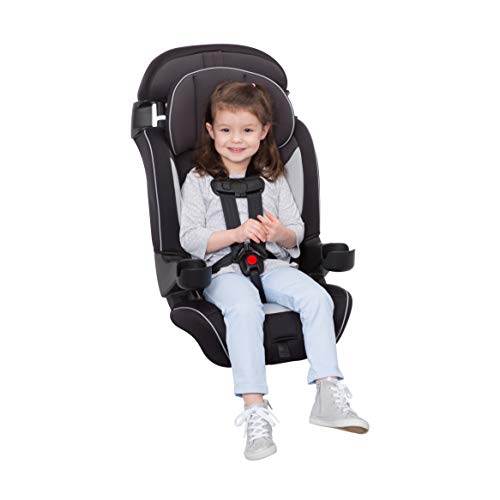 Safety 1st Grand 2-in-1 Booster Car Seat, Converts from High Back to Belt-Positioning Booster, High Back Seat for Kids 40-65, and Belt-Positioning 40-100 Pounds, Black Sparrow