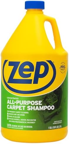 ZEP All-Purpose Carpet Shampoo Concentrate 128 ounce ZUCEC128 (Case of 4)