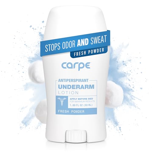 Carpe Underarm Antiperspirant and Deodorant, Fresh Powder Scent