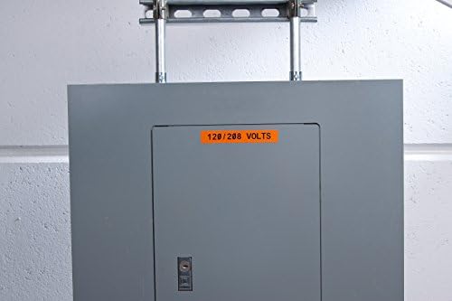 Brady Authentic (M21-750-595-OR) All-Weather Vinyl Label for Indoor/Outdoor ID, Lab and Equipment Labeling, Black on Orange- For M210, M210-LAB, M211, BMP21-PLUS and BMP21-LAB Printers, .75" W, 21' L