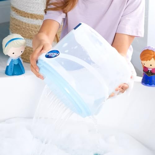 Disney Store Girl's Bath Set (Frozen) - Kids Bath Accessories with Beloved Disney Characters - Colorful and Fun Bath Time Essentials for Kids - Suitable for All Ages