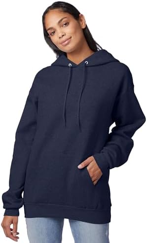 Hanes EcoSmart Hoodie, Midweight Fleece, Pullover Hooded Sweatshirt for Men