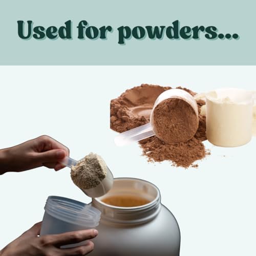 1 Tablespoon (1/2 Oz. | 3 Teaspoon | 1/16 Cup | 14.8 mL) Long Handle Scoop for Measuring Coffee, Pet Food, Grains, Protein, Spices and Other Dry Goods (Pack of 25)