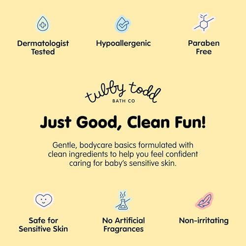 TUBBY TODD Cradle Cap Baby Hair Treatment Kit - Includes Bye-Bye Cradle Cap Gel, Cradle Cap Silicone Brush, & 3.5oz All Over Ointment - Gentle for Babies’ Sensitive Skin