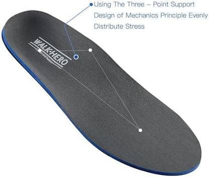 Plantar Fasciitis Feet Insoles Arch Supports Orthotics Inserts Relieve Flat Feet, High Arch (Mens 7-7 1/2 | Womens 9-9 1/2)