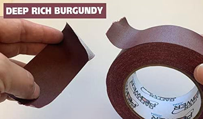 Gaffer Power Gaffers Tape 2 Inch | Deep Rich Burgundy | USA Made Quality | Leaves No Residue
