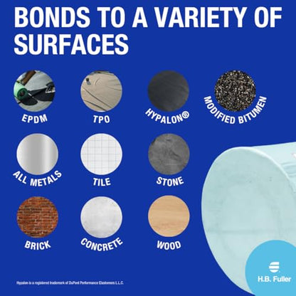 EternaBond RoofSeal Gray 6" x50' MicroSealant UV Stable RV Roof Seal Repair Tape | 35 mil Total Thickness - EB-RG060-50R - One-Step Durable, Waterproof and Airtight Sealant