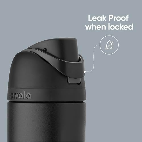 Owala FreeSip Insulated Stainless Steel Water Bottle with Straw, BPA-Free Sports Water Bottle, Great for Travel, 24 Oz, Denim