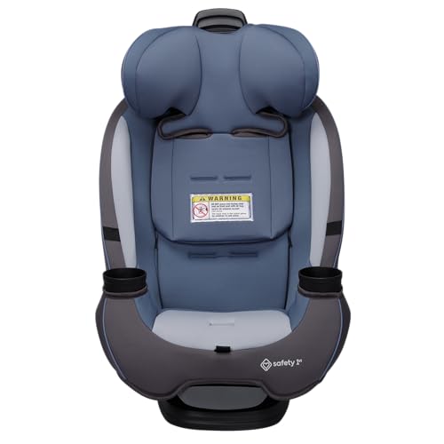 Safety 1st Grow and Go All-in-One Slim Convertible Car Seat, Rear Facing, 5-40 lbs, Forward Facing (30–65 lbs), High Back Booster Seat 40-100 pounds, Alaskan Blue