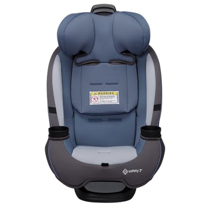 Safety 1st Grow and Go All-in-One Slim Convertible Car Seat, Rear Facing, 5-40 lbs, Forward Facing (30–65 lbs), High Back Booster Seat 40-100 pounds, Alaskan Blue