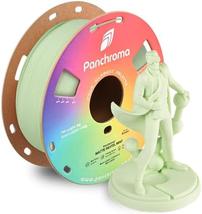 Polymaker Panchroma Matte PLA Filament, Pastel Mint 1.75mm 1kg 3D Printing Filament, Formerly Polyterra Matte, Fit Most FDM 3D Printers, 1kg Spool (2.2lbs)