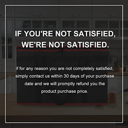 Bodaon Insulated Food Delivery Bag, XX-Large Reusable Grocery Shopping Bags, Picnic Cooler Bag Zipper/Zippered Top Cold, Black with Red Edge, 2-Pack