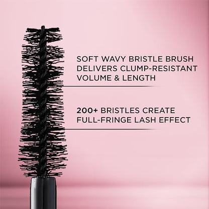 L'Oreal Paris Voluminous Makeup Lash Paradise Mascara, Voluptuous Volume, Intense Length, Feathery Soft Full Lashes, No Flaking, No Smudging, No Clumping, Mystic Black, 0.25 Fl Oz (Pack of 2)