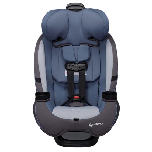 Safety 1st Grow and Go All-in-One Slim Convertible Car Seat, Rear Facing, 5-40 lbs, Forward Facing (30–65 lbs), High Back Booster Seat 40-100 pounds, Alaskan Blue