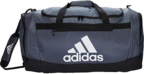 adidas Unisex Defender 4.0 Gym Duffel Bag for Men and Women, Team Onix Grey, Large (110L)