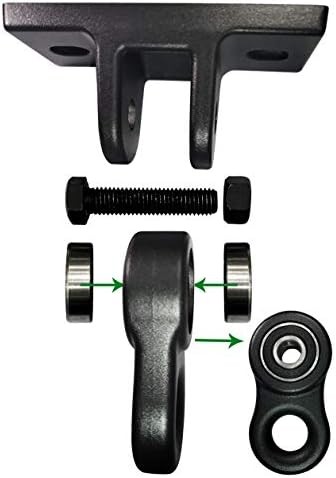 Heavy Duty Black Swing Hangers Screws Bolts Included Over 5000 lb Capacity Playground Porch Yoga Seat Trapeze Wooden Sets Indoor Outdoor 2 Pack