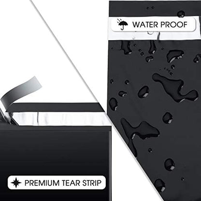 Metronic Black Poly Mailers 14.5x19 Large 100 Pack Self-Seal Shipping Bags, Packaging Envelopes for Small Business, Boutique, Clothing