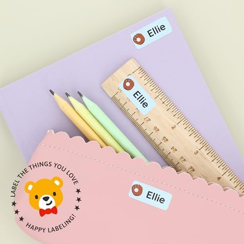 – Personalized Name Labels for Kids (120) – Waterproof & Durable Stickers for Clothing, School & Daycare Items - Sports