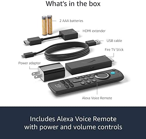 Like-New Fire TV Stick with Alexa Voice Remote (includes TV controls), HD streaming device