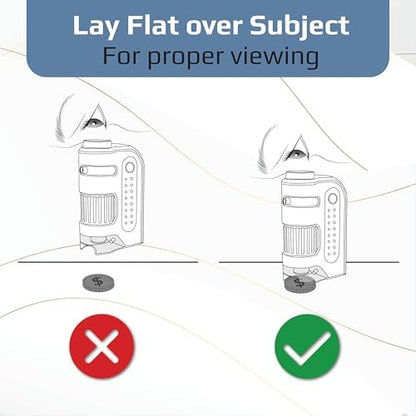 Carson MicroBrite Plus 60x-120x Power LED Lighted Pocket Microscope - Set of 4 (MM-300MU),Black/Grey